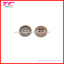 4 Holes Copper Round Flatback Shirt Button